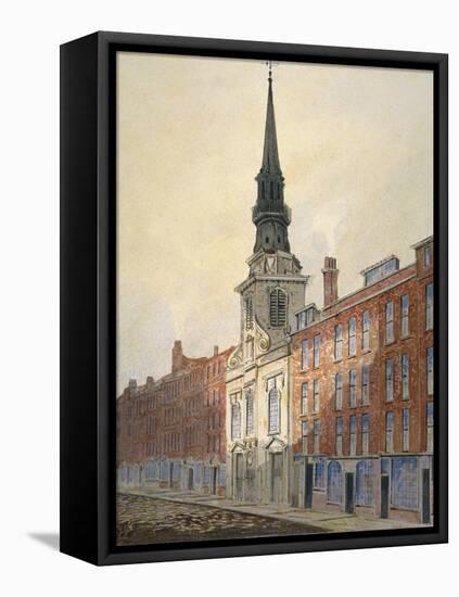 Church of St Martin Within Ludgate and Ludgate Hill, City of London, 1815-William Pearson-Framed Stretched Canvas