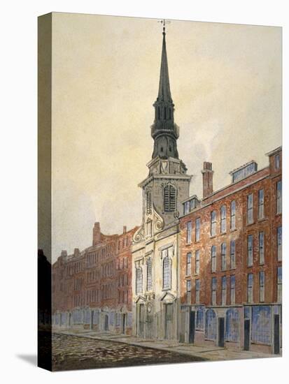 Church of St Martin Within Ludgate and Ludgate Hill, City of London, 1815-William Pearson-Stretched Canvas