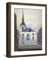 Church of St Mary Abchurch, City of London, C1815-William Pearson-Framed Giclee Print