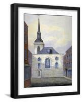 Church of St Mary Abchurch, City of London, C1815-William Pearson-Framed Giclee Print