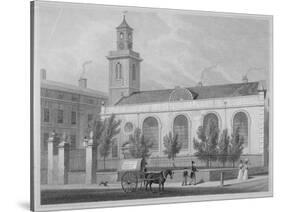 Church of St Mary Aldermanbury, City of London, 1830-R Acon-Stretched Canvas