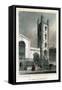 Church of St Mary Aldermary, City of London, C1830-W Watkins-Framed Stretched Canvas