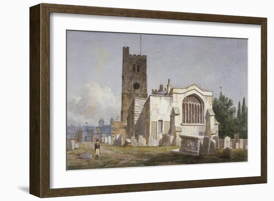 Church of St Mary at Lambeth, London, C1810-George Shepherd-Framed Giclee Print