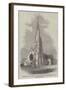 Church of St Mary, in Course of Construction at Hornsey-Rise-null-Framed Giclee Print