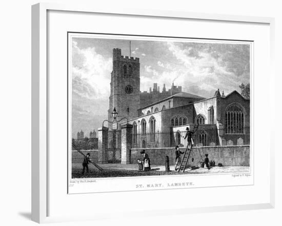 Church of St Mary, Lambeth, London, 1831-Thomas Higham-Framed Giclee Print