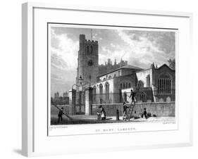 Church of St Mary, Lambeth, London, 1831-Thomas Higham-Framed Giclee Print