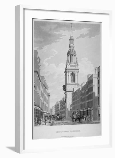 Church of St Mary-Le-Bow, Cheapside, City of London, 1798-Thomas Malton II-Framed Giclee Print