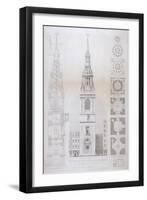 Church of St Mary Le Bow, City of London, 1850-John Le Keux-Framed Giclee Print