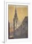 Church of St Mary Le Bow from Bow Churchyard, City of London, C1815-William Pearson-Framed Giclee Print