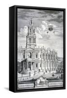Church of St Mary Le Strand, Westminster, London, 1732-James Cole-Framed Stretched Canvas