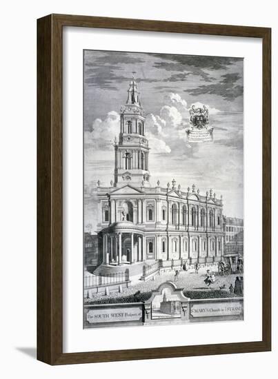 Church of St Mary Le Strand, Westminster, London, 1732-James Cole-Framed Giclee Print