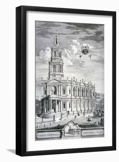 Church of St Mary Le Strand, Westminster, London, 1732-James Cole-Framed Giclee Print