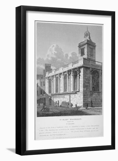 Church of St Mary Magdalen, Old Fish Street, City of London, 1812-Joseph Skelton-Framed Giclee Print