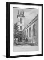 Church of St Mary Somerset, City of London, 1812-Joseph Skelton-Framed Giclee Print