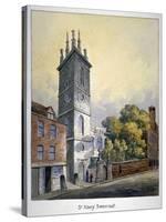 Church of St Mary Somerset, City of London, C1815-William Pearson-Stretched Canvas