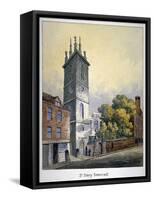 Church of St Mary Somerset, City of London, C1815-William Pearson-Framed Stretched Canvas