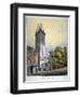 Church of St Mary Somerset, City of London, C1815-William Pearson-Framed Giclee Print