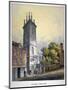 Church of St Mary Somerset, City of London, C1815-William Pearson-Mounted Giclee Print