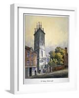 Church of St Mary Somerset, City of London, C1815-William Pearson-Framed Giclee Print