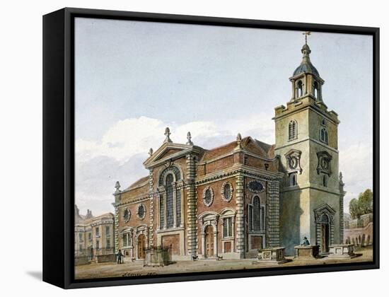 Church of St Mary, Whitechapel, London, 1811-John Coney-Framed Stretched Canvas