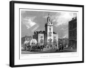 Church of St Mary, Whitechapel, London, 1831-J Tingle-Framed Giclee Print