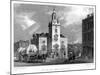 Church of St Mary, Whitechapel, London, 1831-J Tingle-Mounted Giclee Print