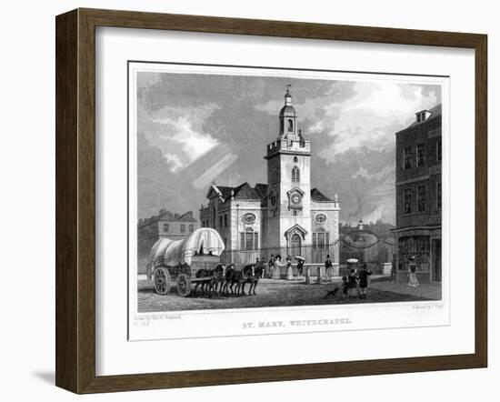 Church of St Mary, Whitechapel, London, 1831-J Tingle-Framed Giclee Print