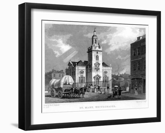 Church of St Mary, Whitechapel, London, 1831-J Tingle-Framed Giclee Print