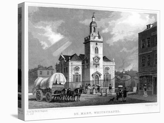Church of St Mary, Whitechapel, London, 1831-J Tingle-Stretched Canvas