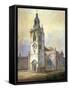 Church of St Mary, Whitechapel, London, C1815-William Pearson-Framed Stretched Canvas