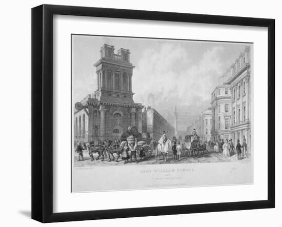 Church of St Mary Woolnoth, City of London, 1840-John Woods-Framed Giclee Print