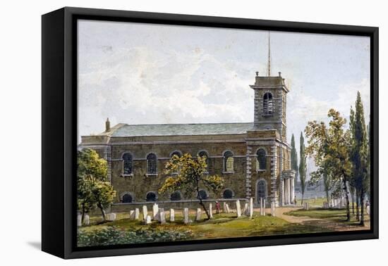 Church of St Matthew, Bethnal Green, London, 1817-George Shepherd-Framed Stretched Canvas