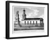 Church of St Matthew, Brixton, Lambeth, London, C1825-Robert Blemmell Schnebbelie-Framed Giclee Print