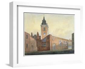 Church of St Michael Bassishaw, City of London, 1815-William Pearson-Framed Giclee Print