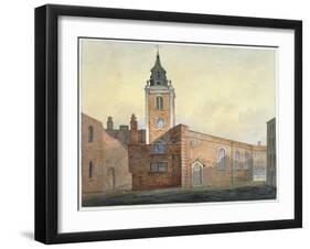 Church of St Michael Bassishaw, City of London, 1815-William Pearson-Framed Giclee Print
