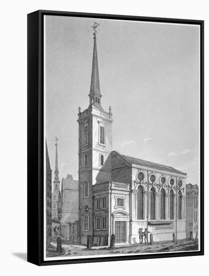 Church of St Michael, Queenhithe, City of London, 1812-Joseph Skelton-Framed Stretched Canvas