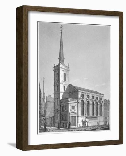 Church of St Michael, Queenhithe, City of London, 1812-Joseph Skelton-Framed Giclee Print