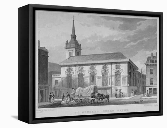 Church of St Michael, Queenhithe, City of London, 1831-James Tingle-Framed Stretched Canvas