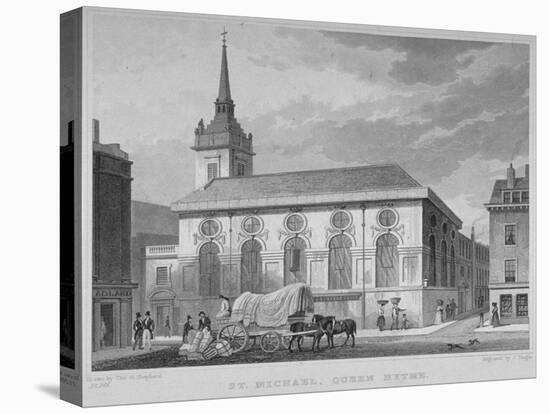 Church of St Michael, Queenhithe, City of London, 1831-James Tingle-Stretched Canvas