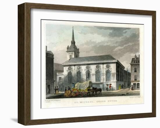 Church of St Michael Queenhithe, City of London, 1831-J Tingle-Framed Giclee Print