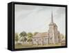 Church of St Nicholas, Chislehurst, Kent, C1780-null-Framed Stretched Canvas