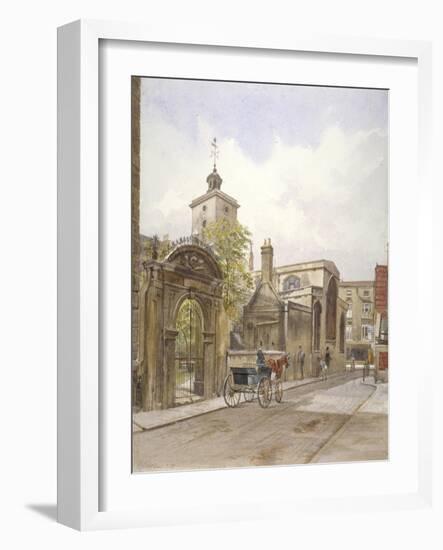 Church of St Olave, Hart Street, City of London, 1883-John Crowther-Framed Giclee Print