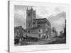 Church of St Peter Le Bailey, Oxford, 1835-John Le Keux-Stretched Canvas