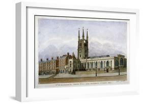 Church of St Sepulchre, Snow Hill, City of London, 1802-Valentine Davis-Framed Giclee Print