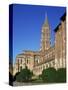 Church of St. Sernin in the Town of Toulouse, in the Midi Pyrenees, France, Europe-Rawlings Walter-Stretched Canvas