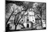 Church of St. Stanislaus Bishop in Krakow, Black and White Photography.-De Visu-Mounted Photographic Print