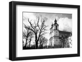 Church of St.Stanislaus Bishop in Krakow, Poland. (Black and White Photography)-De Visu-Framed Photographic Print