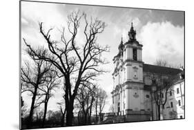 Church of St.Stanislaus Bishop in Krakow, Poland. (Black and White Photography)-De Visu-Mounted Photographic Print