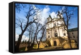 Church of St. Stanislaus Bishop in Krakow, Poland.-De Visu-Framed Stretched Canvas