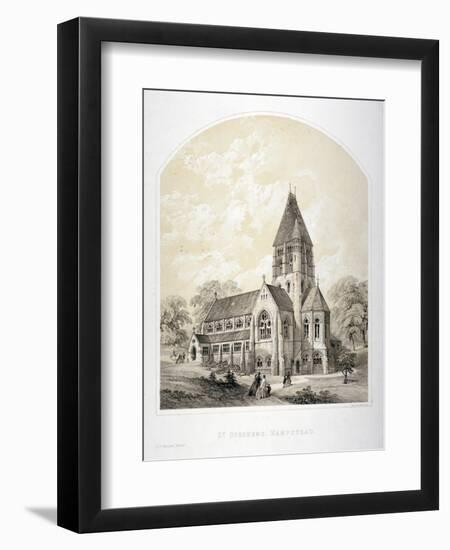 Church of St Stephen, Rosslyn Hill, Hampstead, London, C1870-Day & Son-Framed Giclee Print